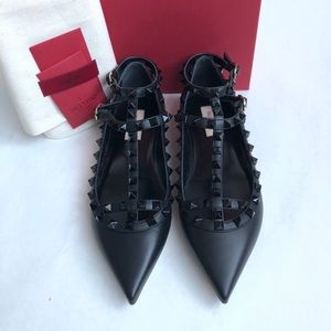 SOLD! Brand New Valentino Rockstud Caged Flats